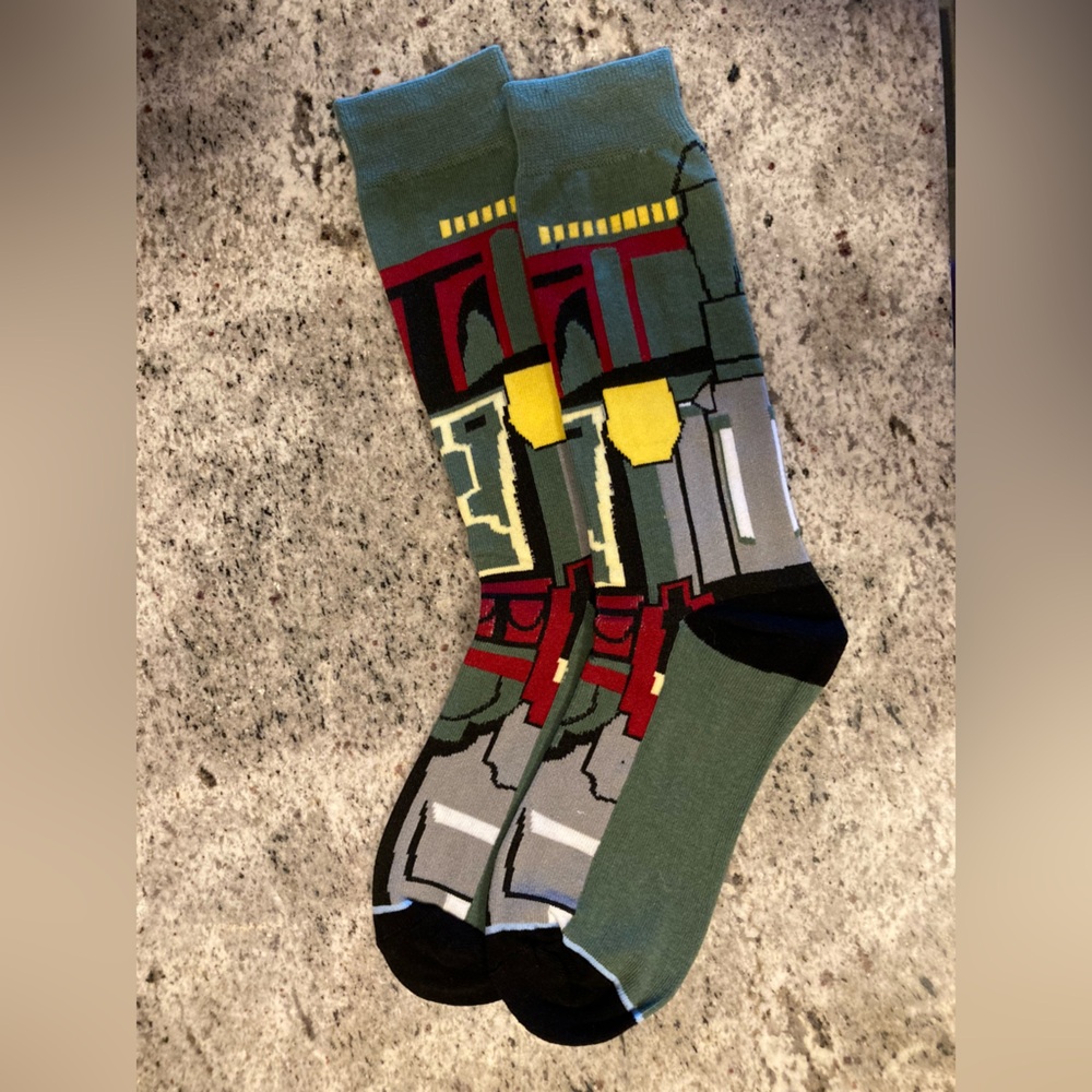 3/$20 Star Wars Boba Fett Disney Premium Socks Men & Women One Size Fit All